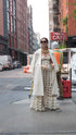 La Monumental Embroidered Coat / Ecru